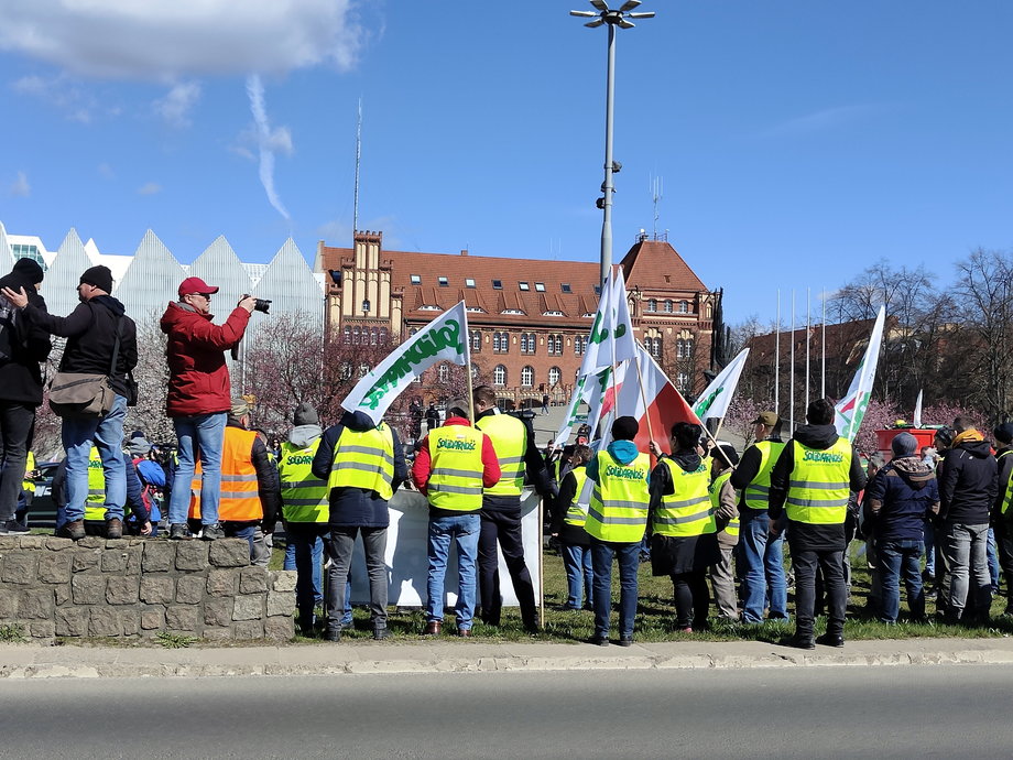 Protest rolników w Szczecinie na początku kwietnia