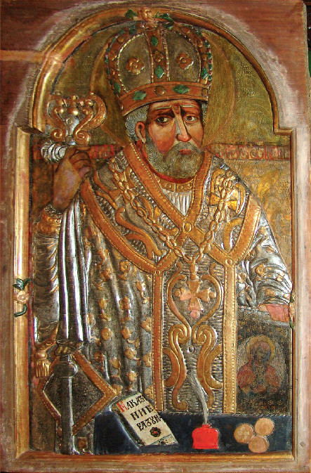 Św. Mikołaj z cerkwi w Bałuciance, przełom XVII i XVII w.