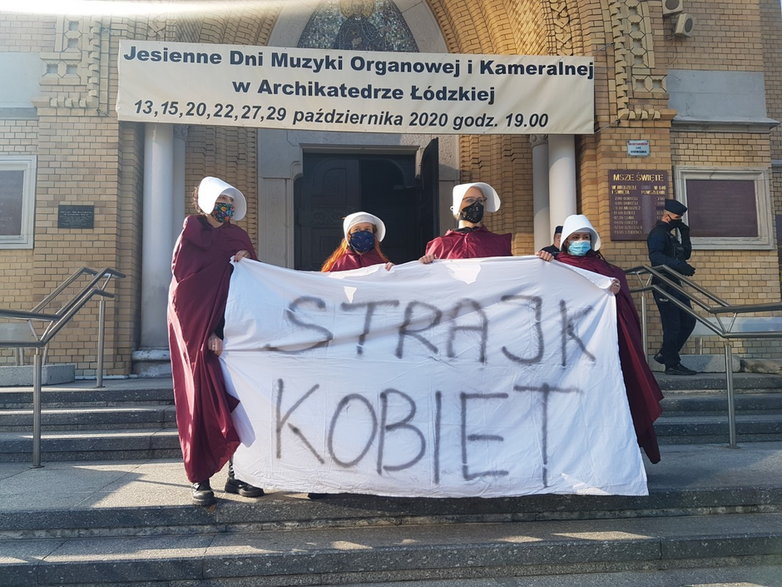 Protest zaostrzenie prawa aborcyjnego Łódź