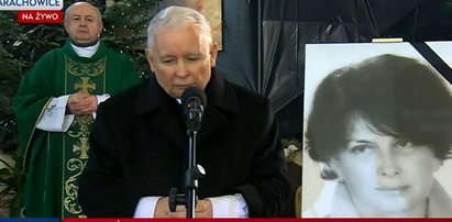 Ostre przemówienie Kaczyńskiego w kościele po mszy za matkę