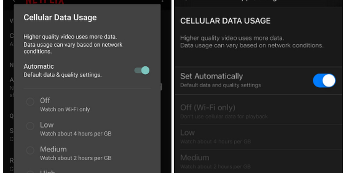 Netflix now lets you adjust how much data you burn through when streaming on your phone — here's how