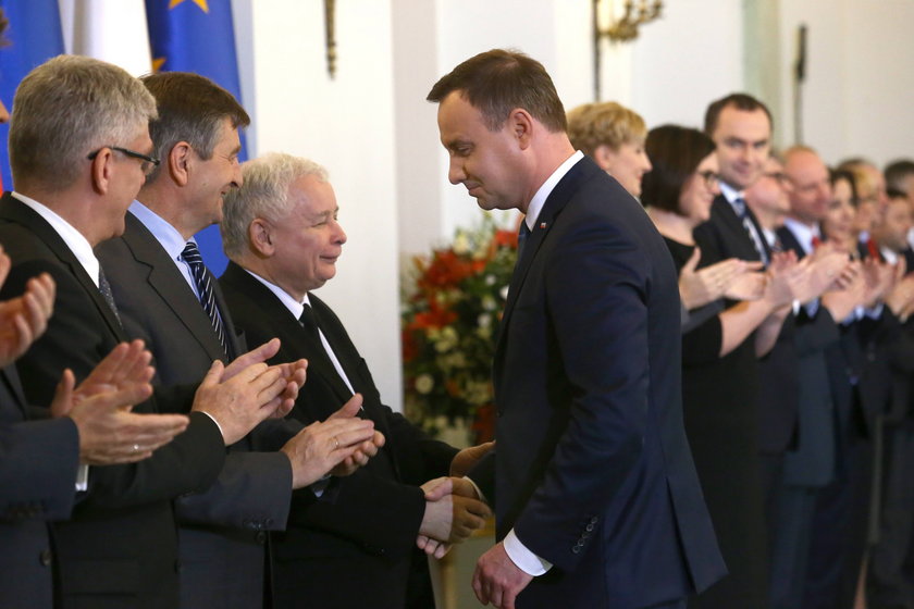 Andrzej Duda i Jarosław Kaczyński