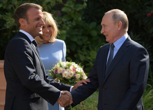 Putin i Macron w Bregancon