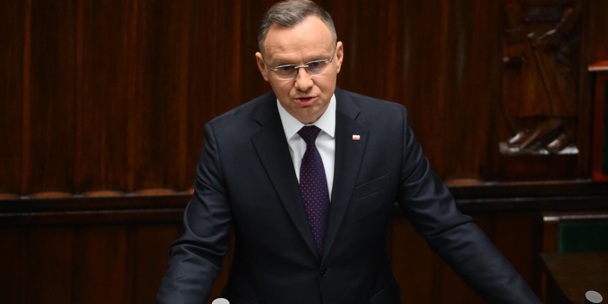 Prezydent Andrzej Duda.