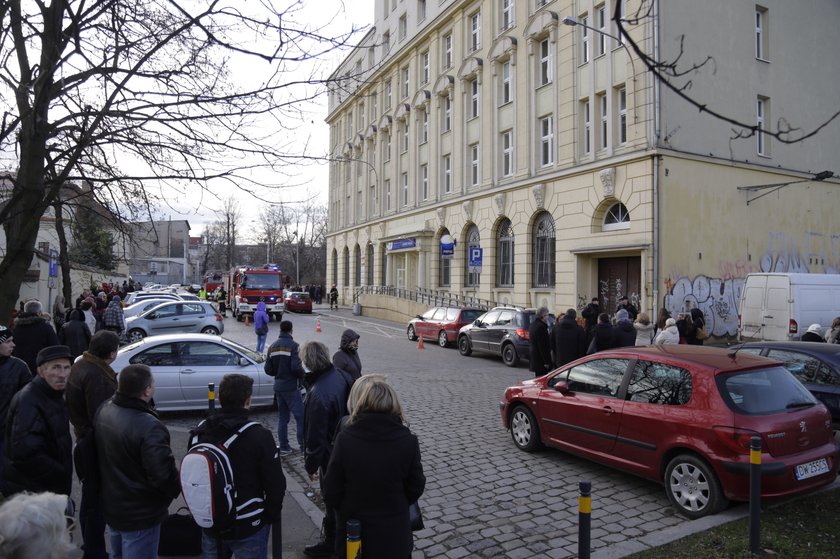 Pożar przychodni przy ul. Dobrzyńskiej