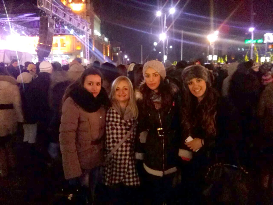 Irena Kokalovski sa drugaricama  Foto: M.Milojević