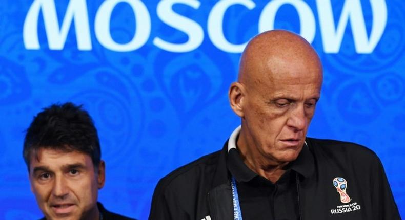 FIFA Referees Committee chairman Pierluigi Collina.