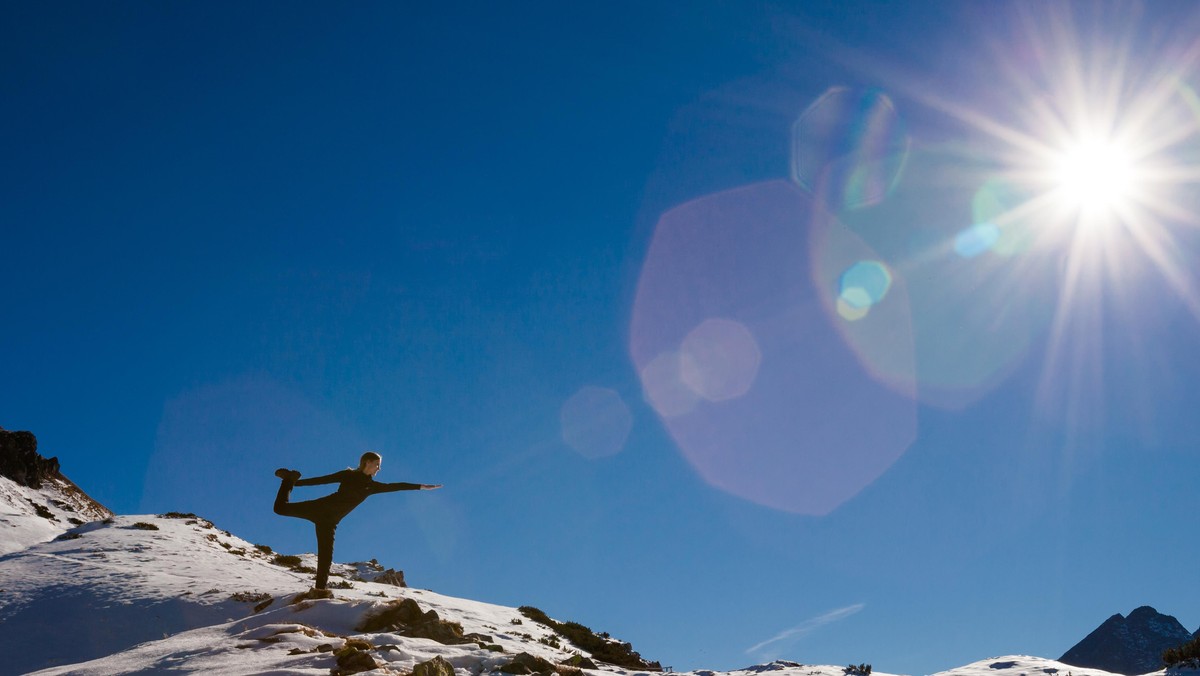 joga tatry kobieta ćwiczenia