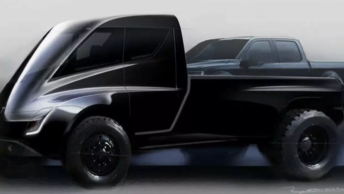 Tesla Pickup z dwoma silnikami elektrycznymi