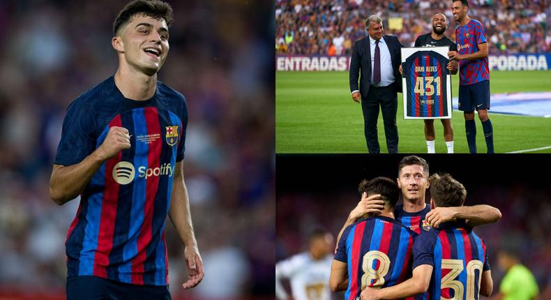 Reactions as Barcelona beat PUMAS 6-0 to win Joan Gamper Trophy 
