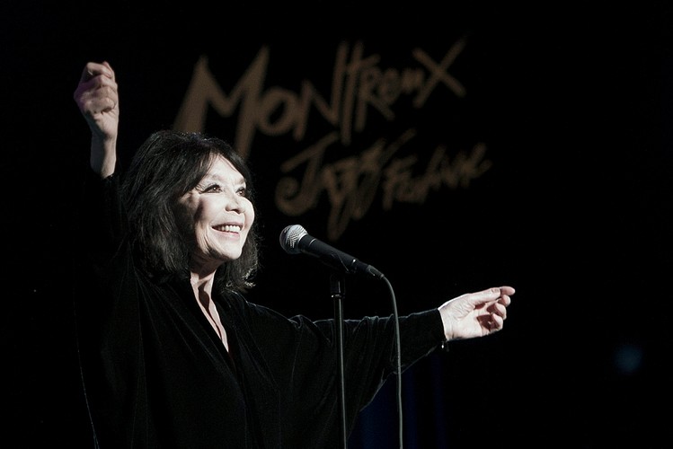 Juliette Greco na 46th Montreux Jazz Festival w Szwajcarii