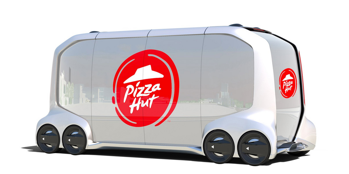 W przyszłości Pizza Hut może korzystać z aut e-Pallete przygotowanych przez Toyotę