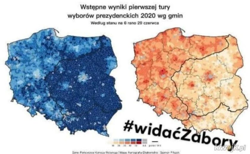 Memy po I turze wyborów prezydenckich 2020