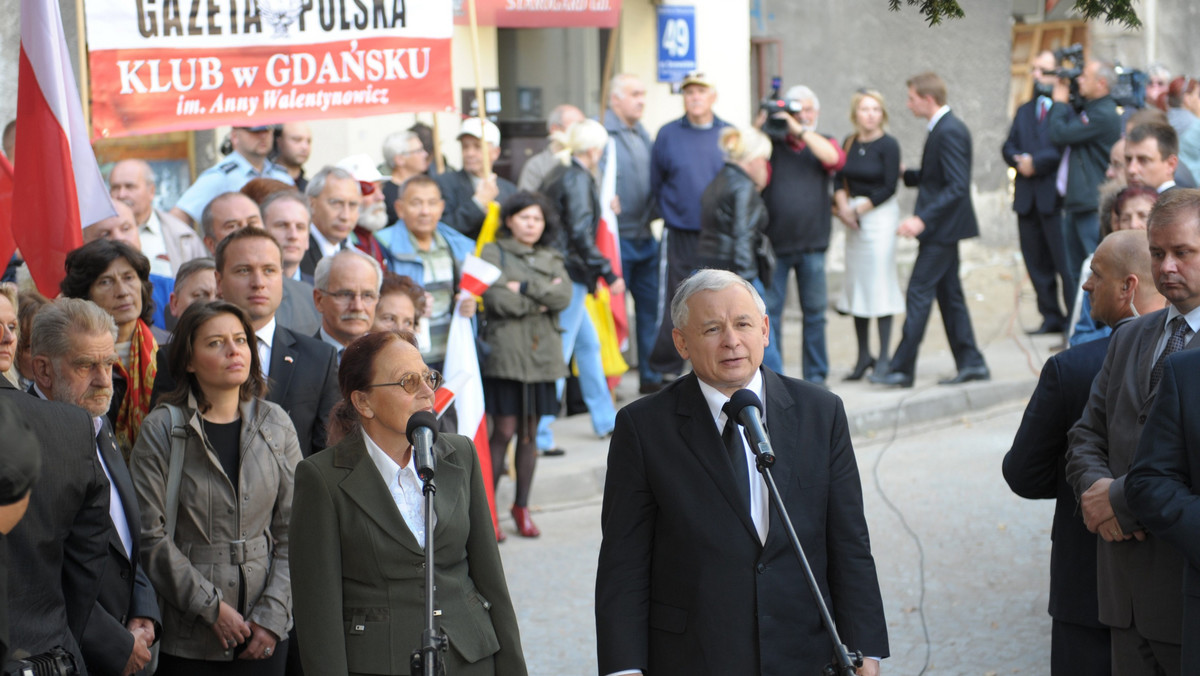 Jarosław Kaczyński w Gdańsku