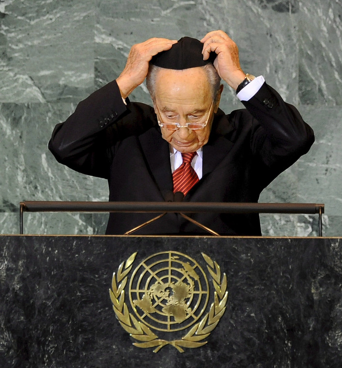 Szimon Peres w 2008 r.