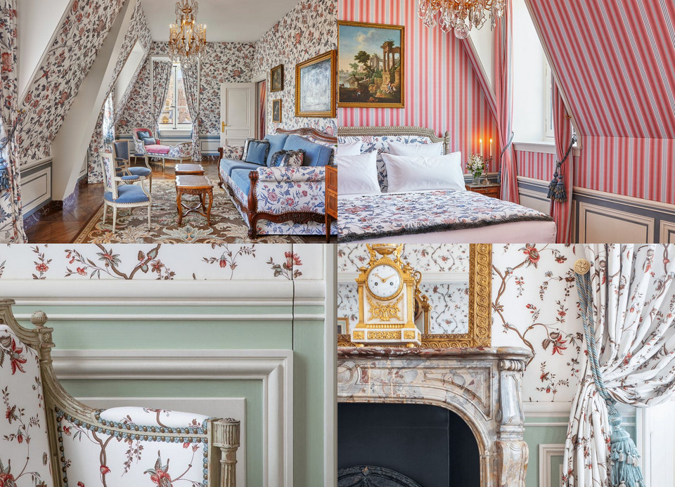 Luksusowy hotel Airelles Chateau de Versailles Le Grand Controle w Wersalu