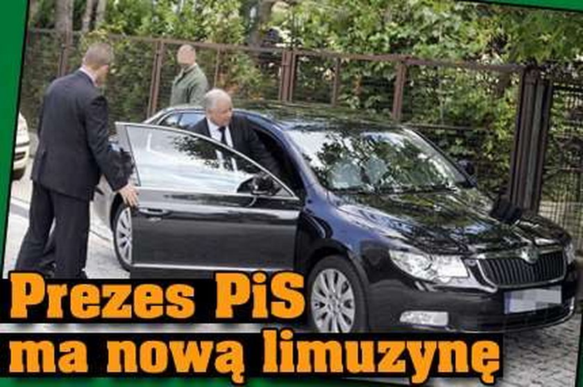 Prezes Kaczyński ma nową limuzynę