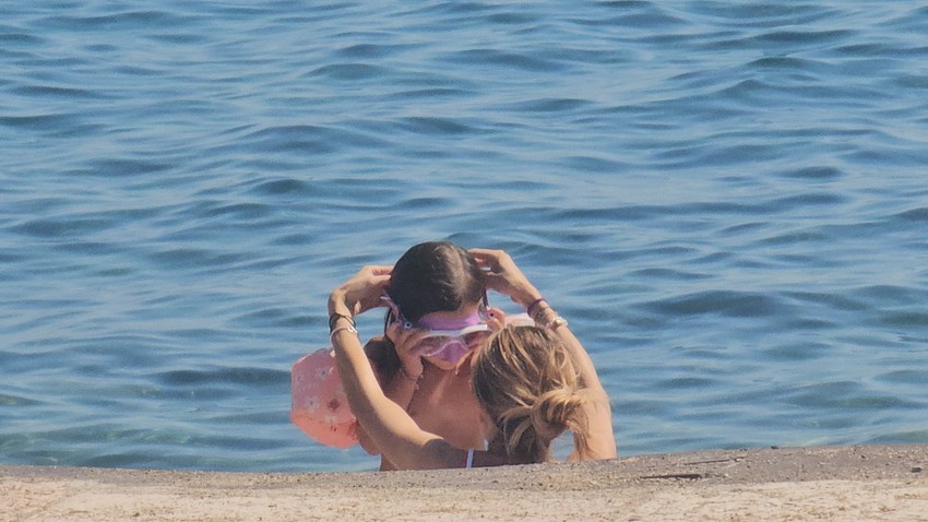 Nevena Božović  sa ćerkom