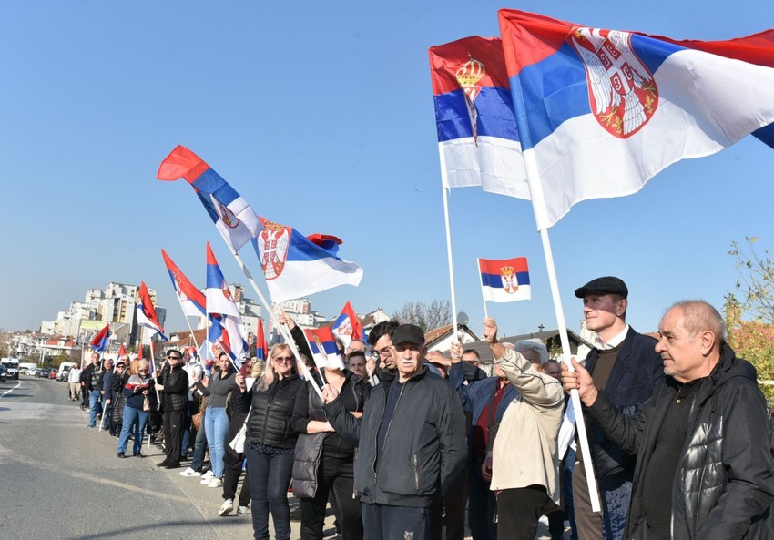Doček Srba sa KiM na Petlovom brdu