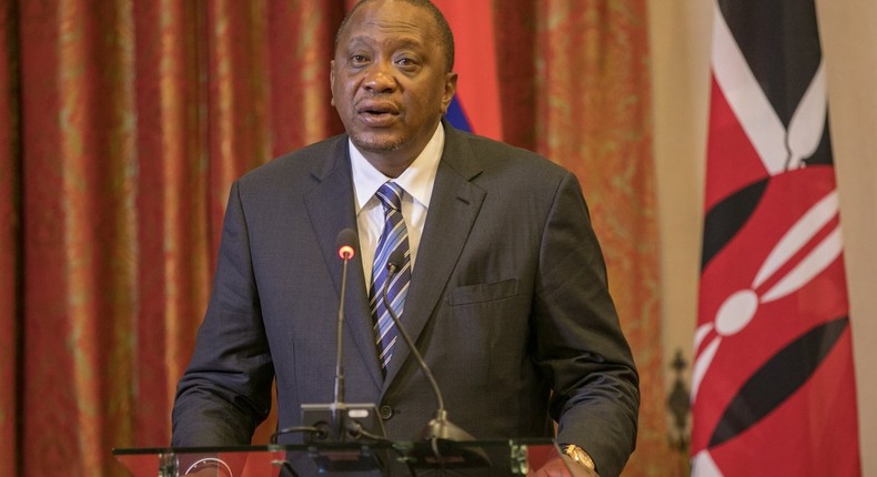 President Uhuru Kenyatta during his recent visit to Mauritius (PSCU)