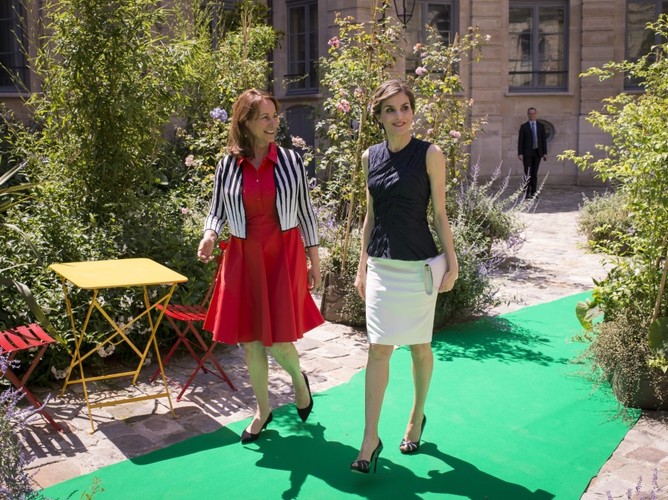 Ségolène Royal i królowa Letizia