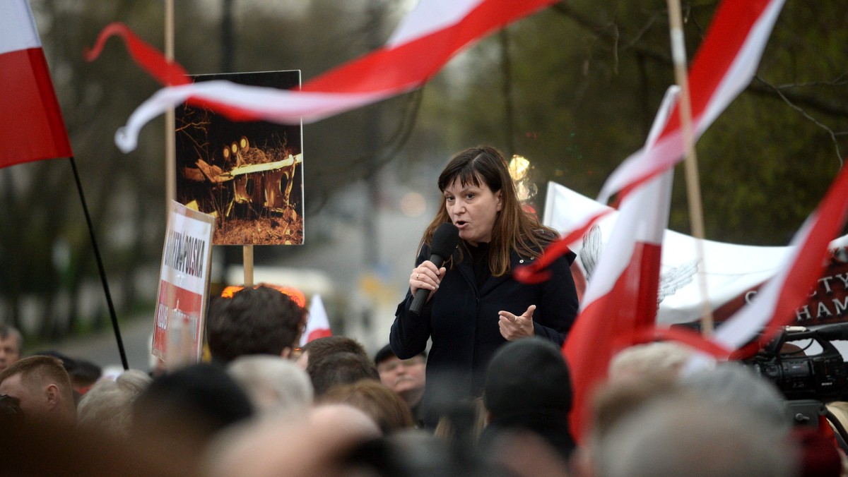 WARSZAWA AMBASADA ROSJI MANIFESTACJA (Ewa Stankiewicz)