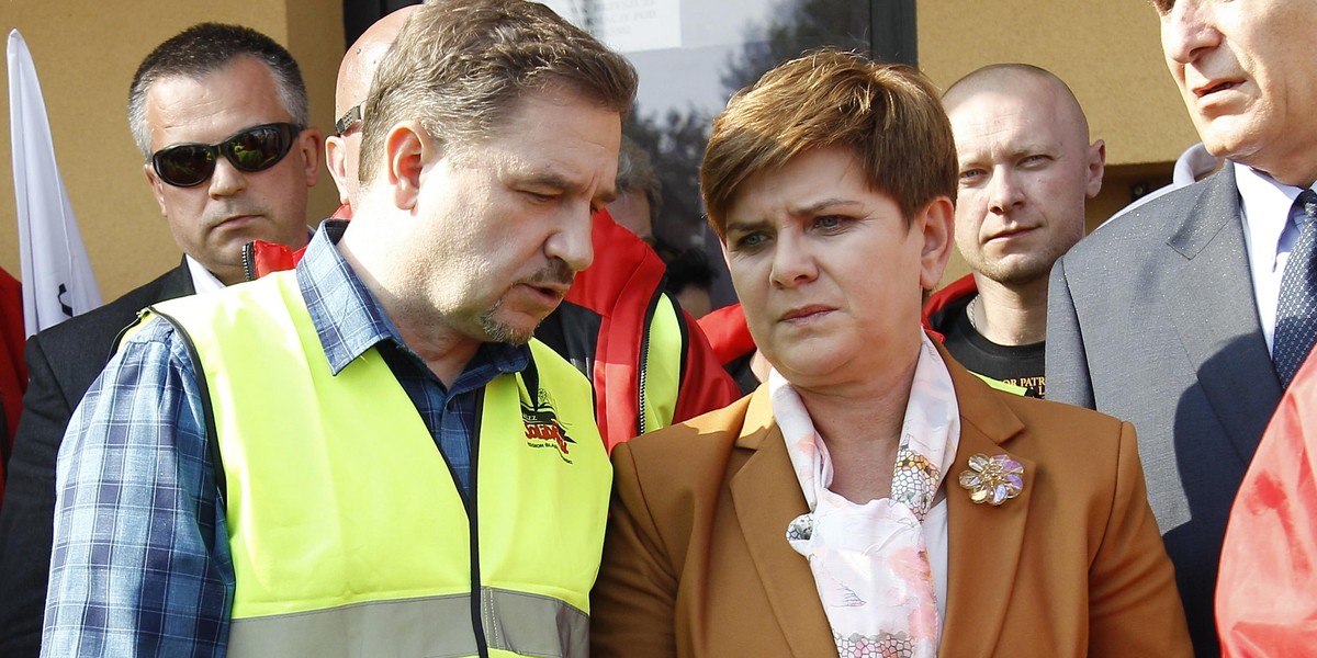 Piotr Duda i Beata Szydło