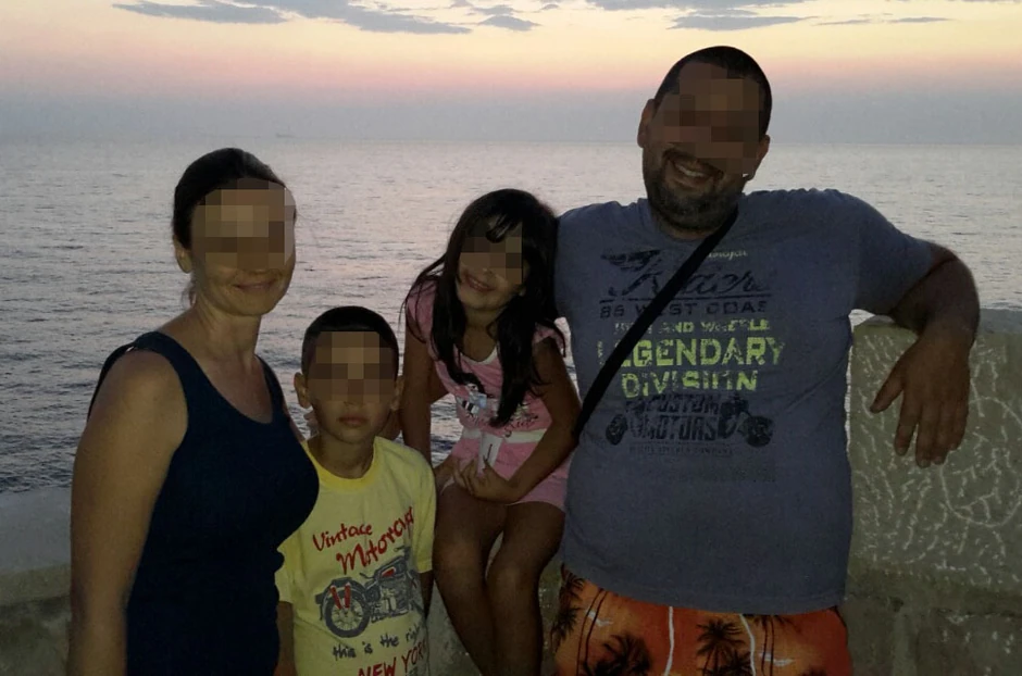 Bojan i Gordana Stanisavljević sa decom, Bečmen