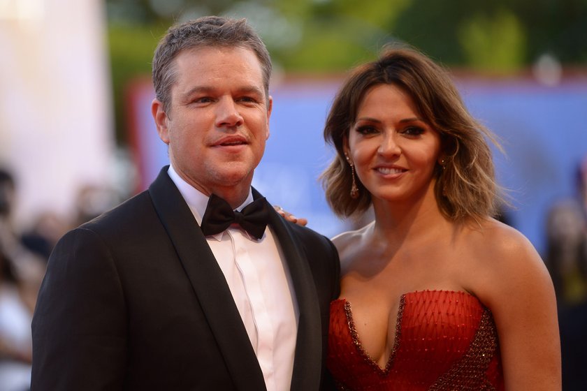 Matt Damon i Luciana Barroso