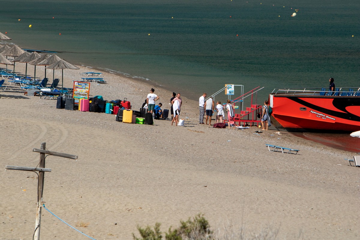 Ewakuacja turystów na Rodos