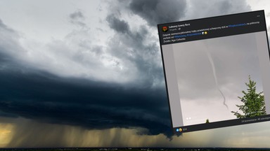 Lej tornada pod Warszawą. Są zdjęcia