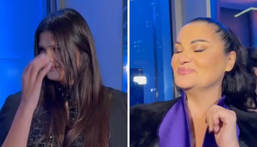 Jana i ćerka Kristina na ivici suza