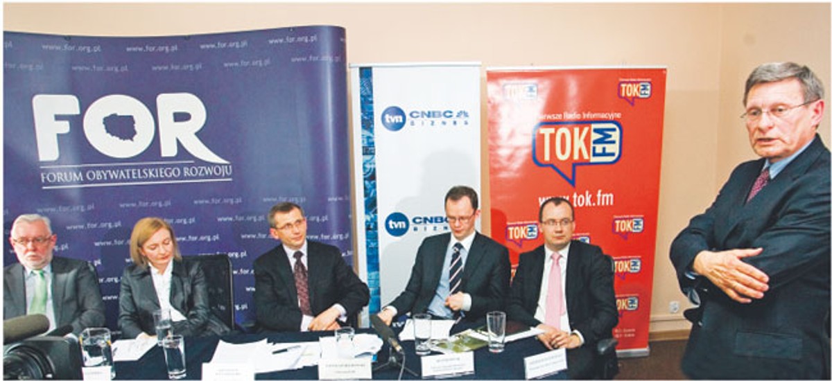 W debacie wzięli udział Jerzy Stępień, Katarzyna Gonera, Krzysztof Kwiatkowski, Jarosław Bedłowski, Adam Bodnar i Leszek Balcerowicz Fot. Wojciech Górski