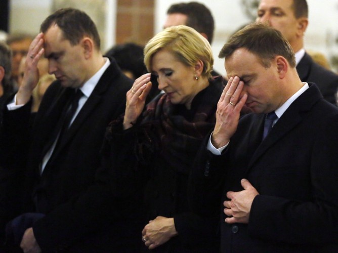 Agata Kornahuser-Duda i Andrzej Duda