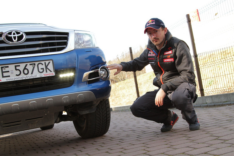 Adam Małysz testuje Toyotę Hilux