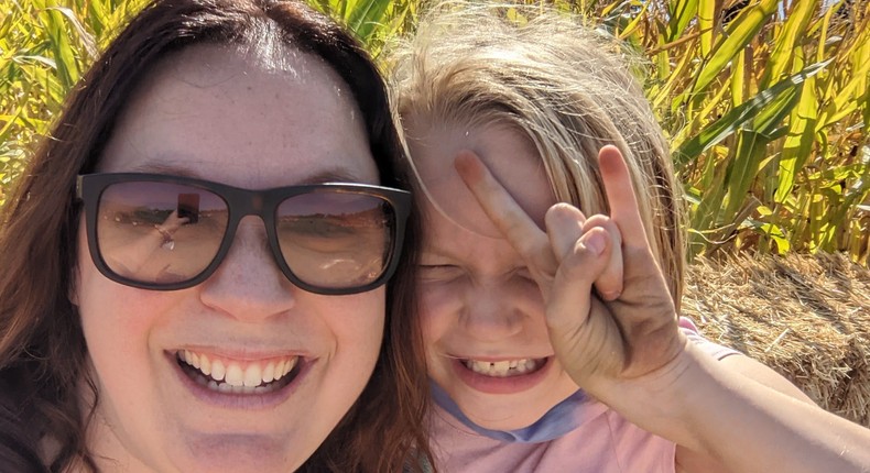 Laura Wheatman Hill and her daughter.Courtesy of author