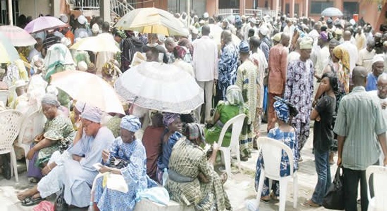 Yenagoa: 3 pensioners collapse on verification queue