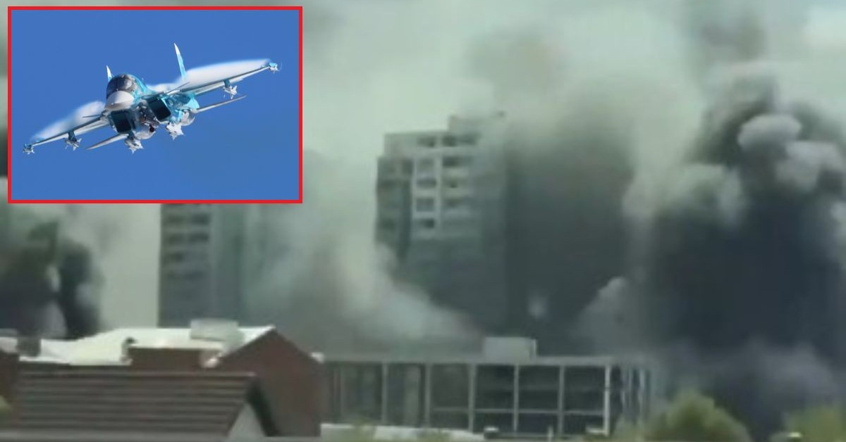 Apokaliptyczne sceny w Charkowie! Rosjanie użyli nowych bomb