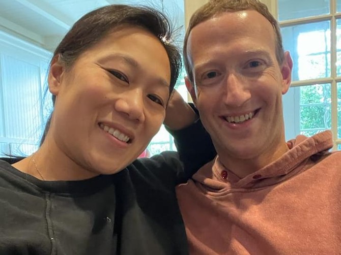 Mark Zakerberg postaje otac treći put , vlasnik kompanije Meta sa suprugom Prisilom Čen foto: Mark Zuckerberg