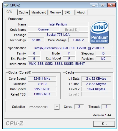 Podkręcanie – procesor. ASUS P5E-VM HDMI