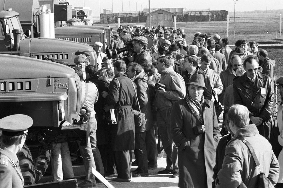 Sovjetska vlada demonstrirala je svoje hemijskog oružje 1987. pozivajući delegacije iz 45 zemalja u Šihanji