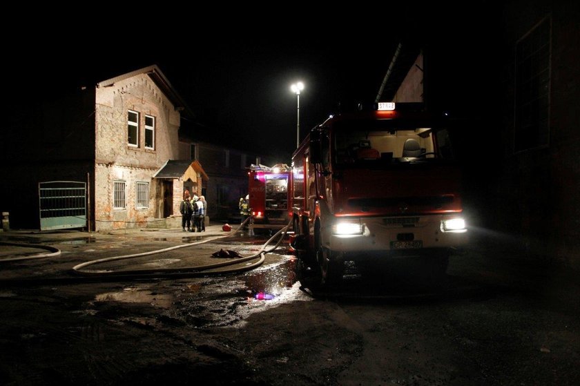 Ulica Torowa była pełna wozów strażackich