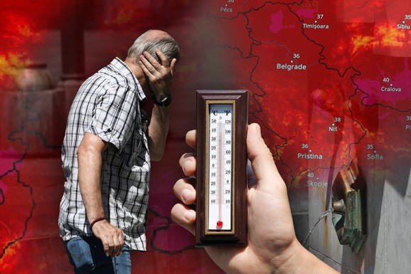 U OVOM GRADU U SRBIJI IZMERENO 50 STEPENI! Građani izvadili termometar u dvorištu, pa ostali u ČUDU: Temperature ne prestaju da skaču, iz sata u sat je SVE GORE