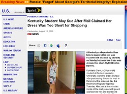 Czego lepiej nie robić w krótkiej sukience...