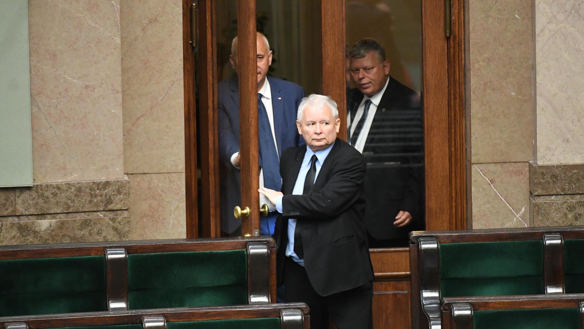 Jarosław Kaczyński Sejm PiS polityka Prawo i Sprawiedliwość