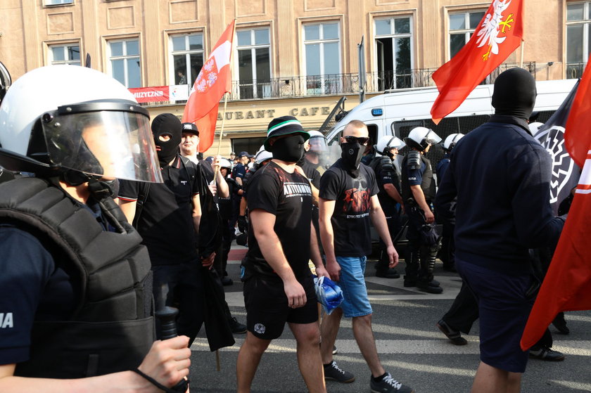 Nacjonaliści na ulicach Warszawy
