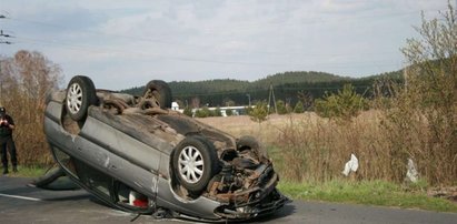 Kundelek spowodował wypadek!