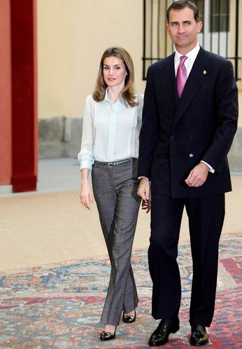 Księżna Letizia i książę Filip