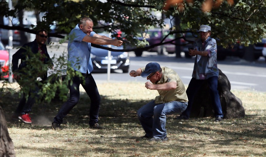 Na planie filmu 'Pitbull. Nowe porządki'