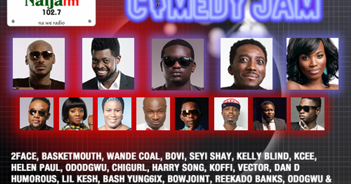 2face Kcee Wande Coal Basketmouth Bovi Seyi Shay Others Set To Storm Comedy Show Pulse Nigeria